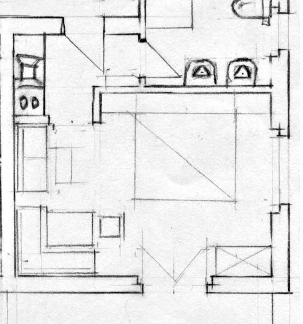 Grundriss der Ferienwohnung im Lesachtal 